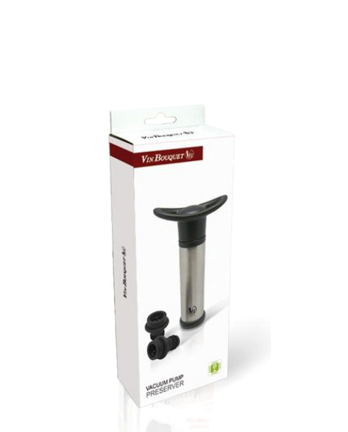 Pompa de vidare manuala, cu 2 dopuri - VIN BOUQUET - Image 2