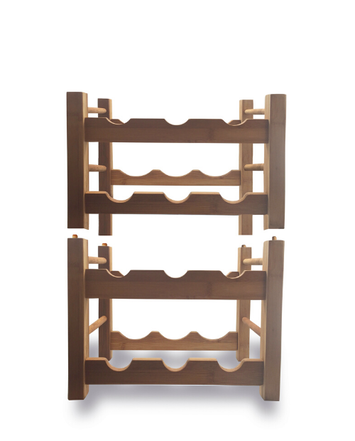 Suport din bambus pentru 6 sticle de vin - VIN BOUQUET - Image 2