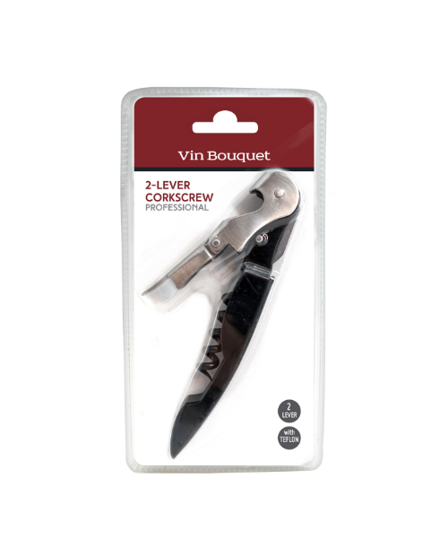 Tirbusonul ospatarului, inox, model negru - VIN BOUQUET - Image 3