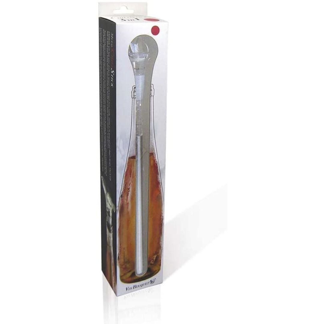 Stick metalic cu dop si picurator , pentru racirea lichidului din sticla, colectie Nerthus - Vin Bouquet - Image 3
