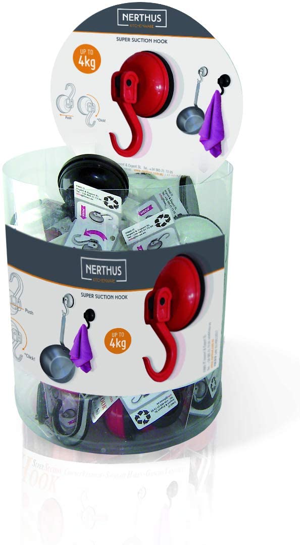 Agatatoare cu ventuza, alb/negru - NERTHUS - Image 1