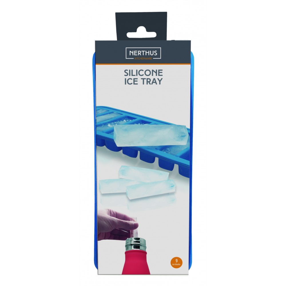 Tavita dreptunghiulara pentru cuburi de gheata, silicon-vin-bouquet - Image 1