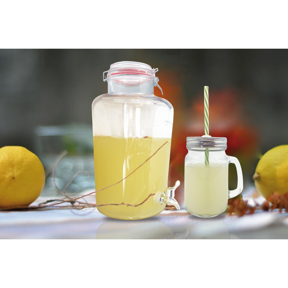 Recipient pentru bauturi racoritoare, sticla, 8 litri, colectia Nerthus - VIN BOUQUET - Image 3