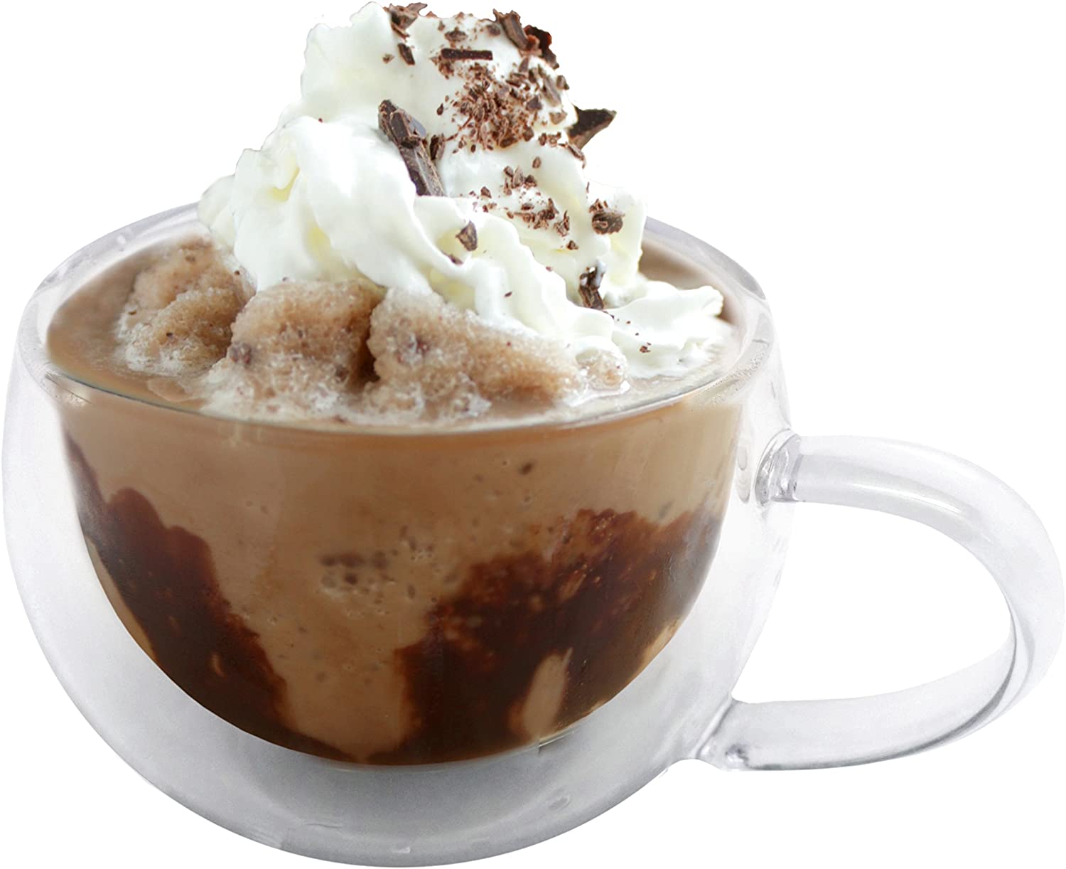 Set 2 cesti cu pereti dubli, 200 ml, sticla - VIN BOUQUET - Image 3