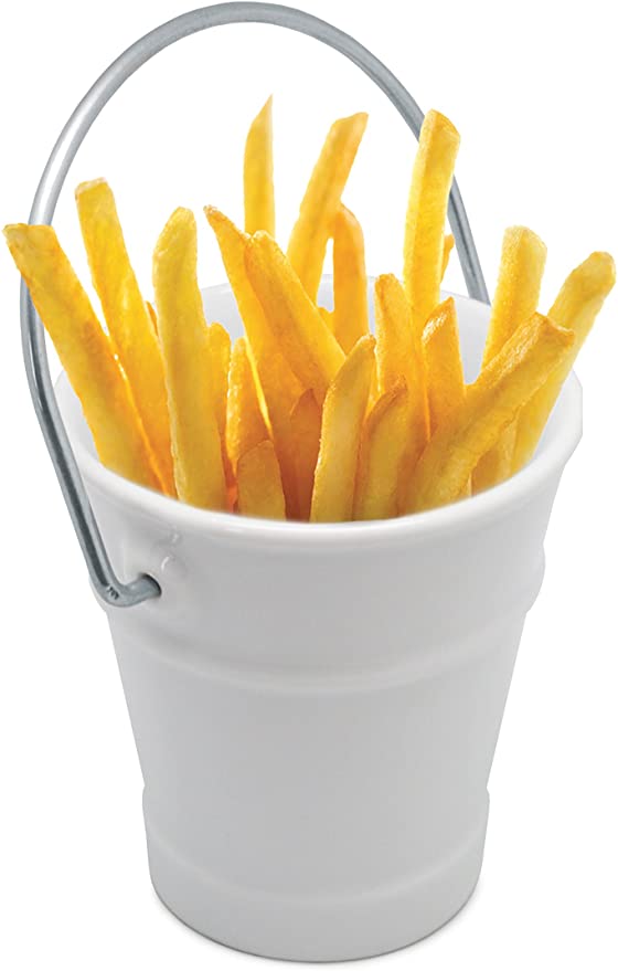 Recipient din portelan pentru snacks, in forma de galetusa - NERTHUS