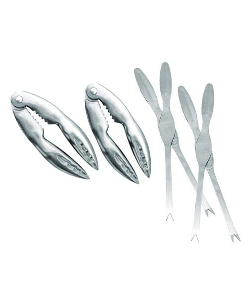 Set ustensile pentru fructe de mare, otel inoxidabil - NERTHUS