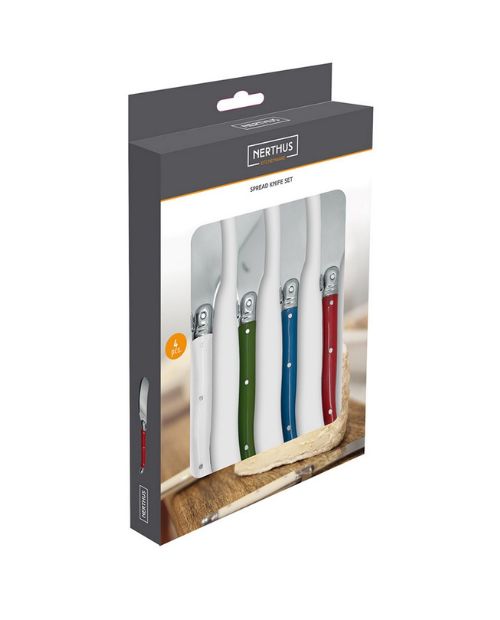 Set 4 cutite pentru unt/aperitiv - NERTHUS - Image 2
