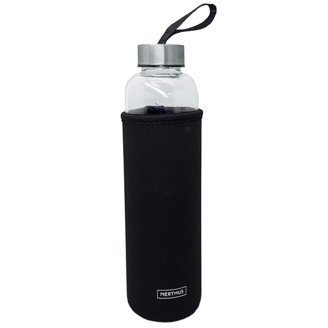 Sticla cu husa din neopren, 600 ml, negru- VIN BOUQUET