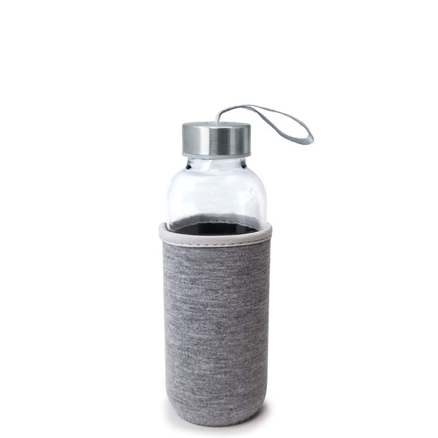 Sticla cu husa din neopren, 400 ml, gri - VIN BOUQUET