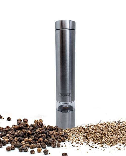 Rasnita electrica pentru sare si piper, otel inoxidabil, Nerthus, VIN BOUQUET - Image 1