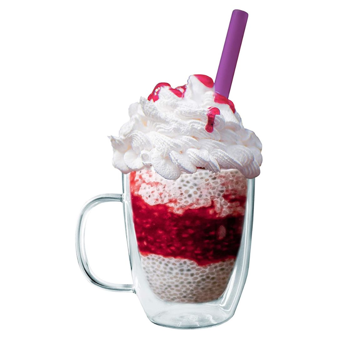 Ceasca cu pereti dubli, 350 ml, sticla - VIN BOUQUET