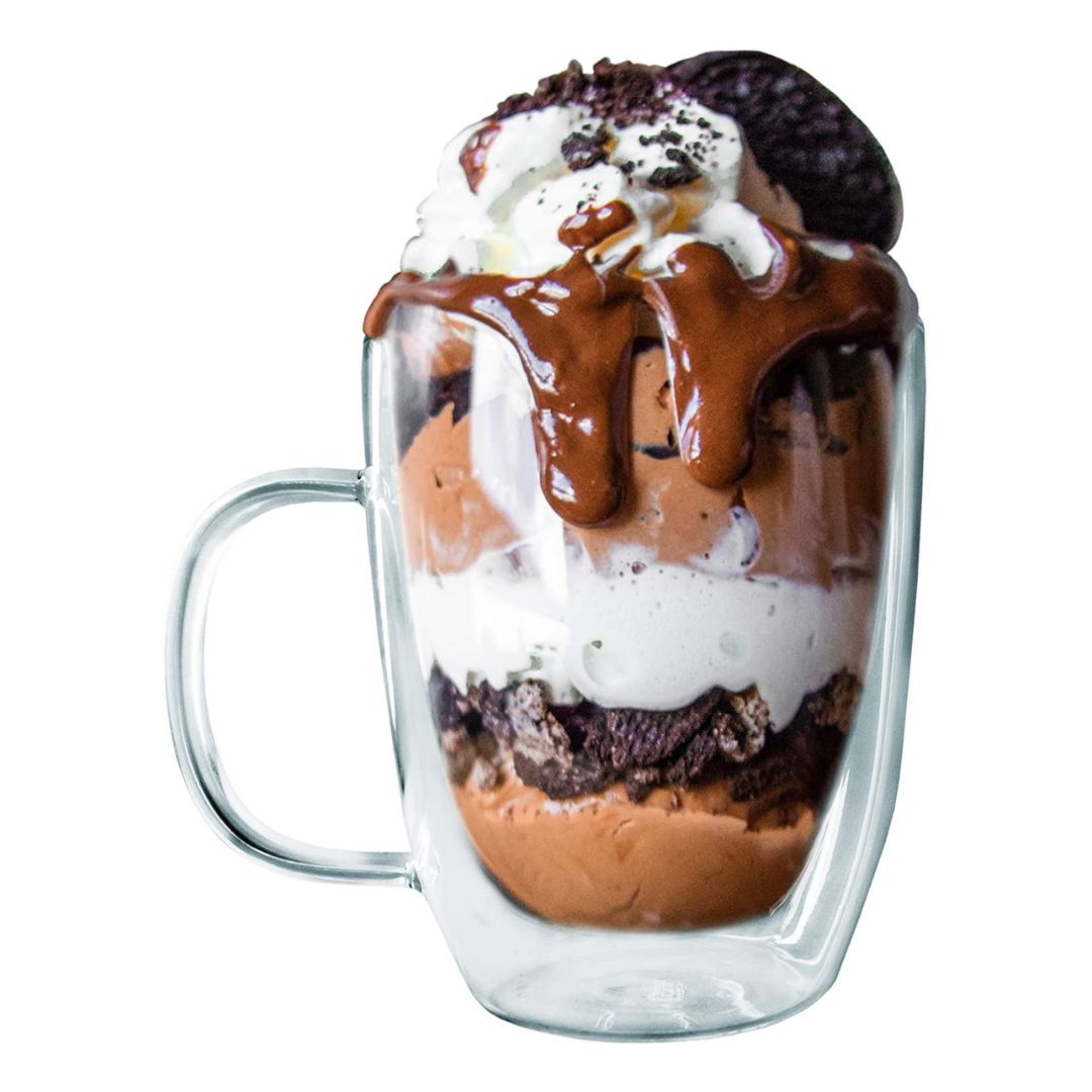 Ceasca cu pereti dubli, 350 ml, sticla - VIN BOUQUET - Image 1