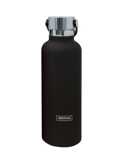 Termos cu pereti dubli, otel inoxidabil, 750 ml, negru - VIN BOUQUET