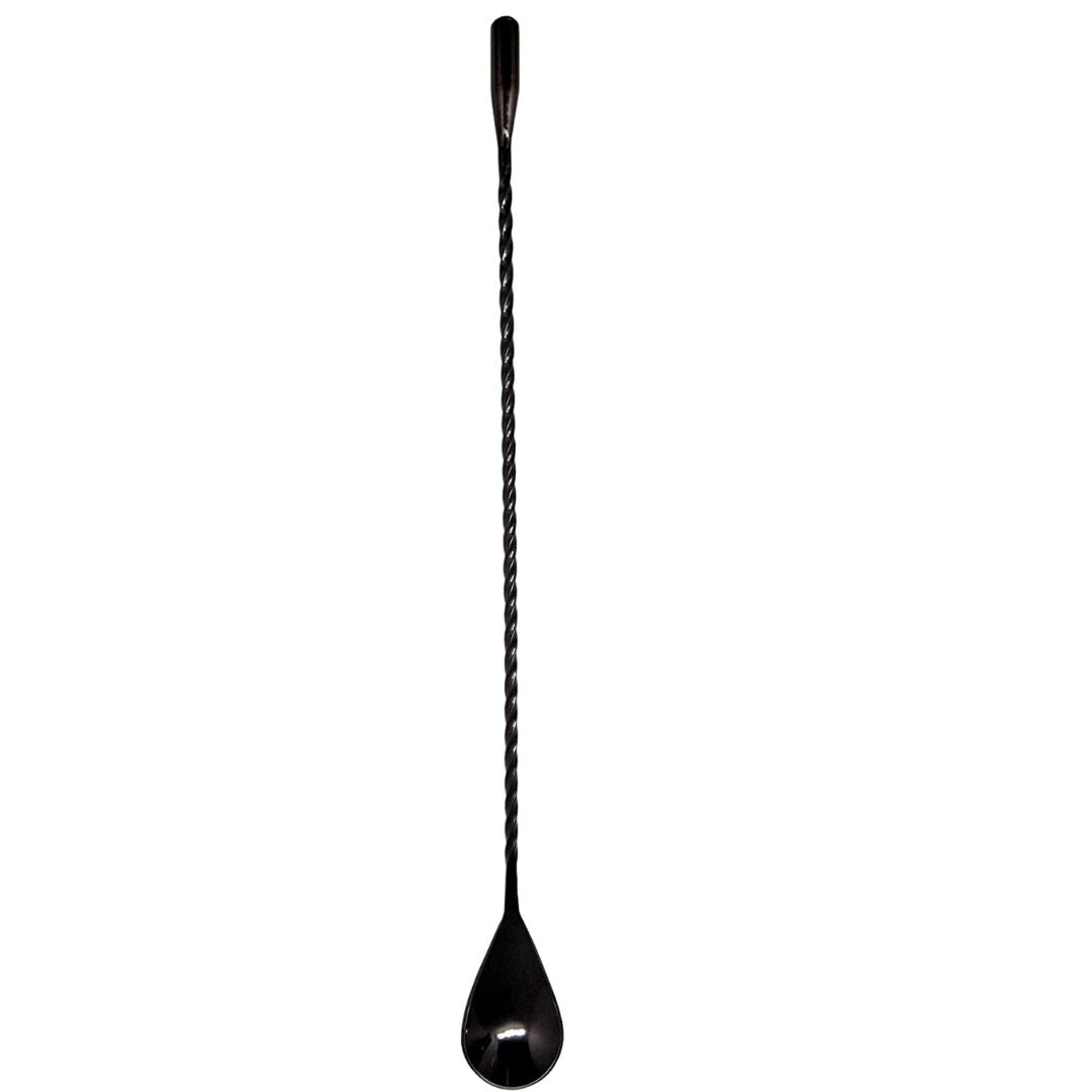 Lingurita rasucita pentru cocktailuri, 30 cm, inox, colectia Moonlight - VIN BOUQUET