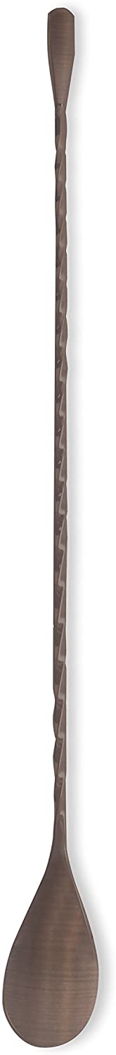 Lingurita rasucita pentru cocktailuri, 30 cm, inox, colectia Vintage Line - VIN BOUQUET