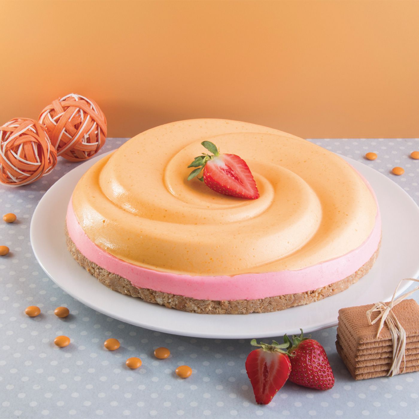 Forma prajitura, model spirala, mov, silicon platinic - PAVONI - Image 1