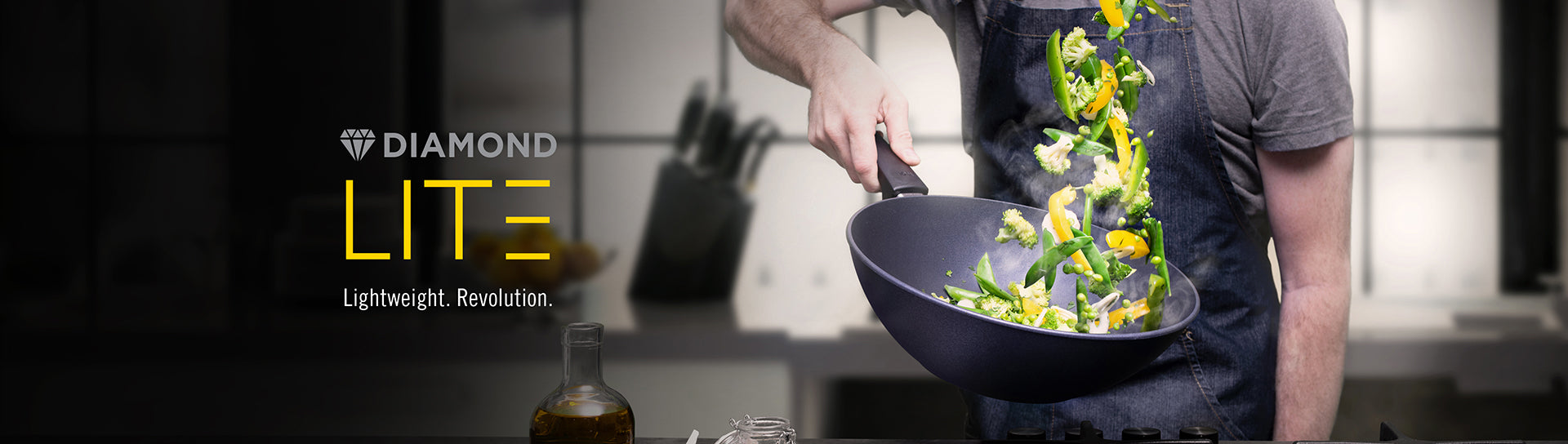 Tigaie Wok Diamond Lite Induction 26 cm - WOLL - Image 5