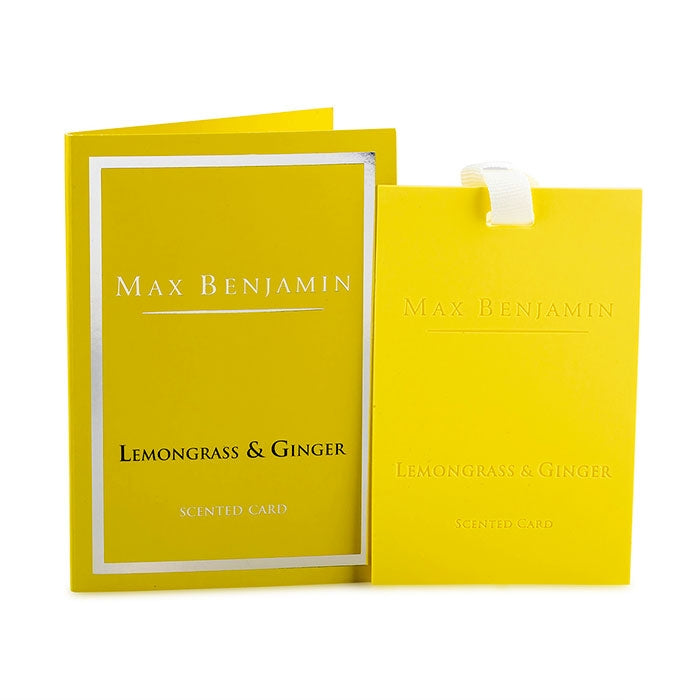 Card parfumat, Lemongrass Ginger, Classic - MAX BENJAMIN
