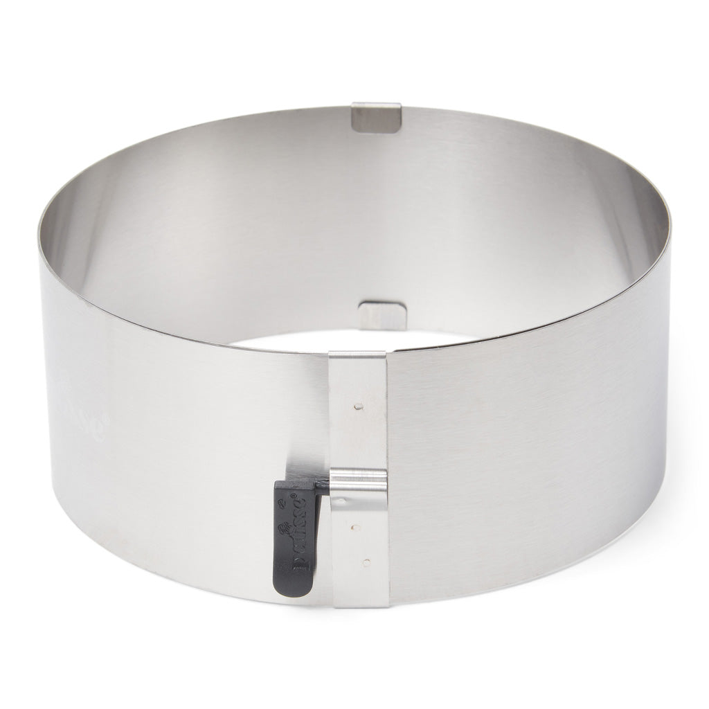 Inel rotund ajustabil pentru tort, 17-30 cm, inox, S/S - PATISSE