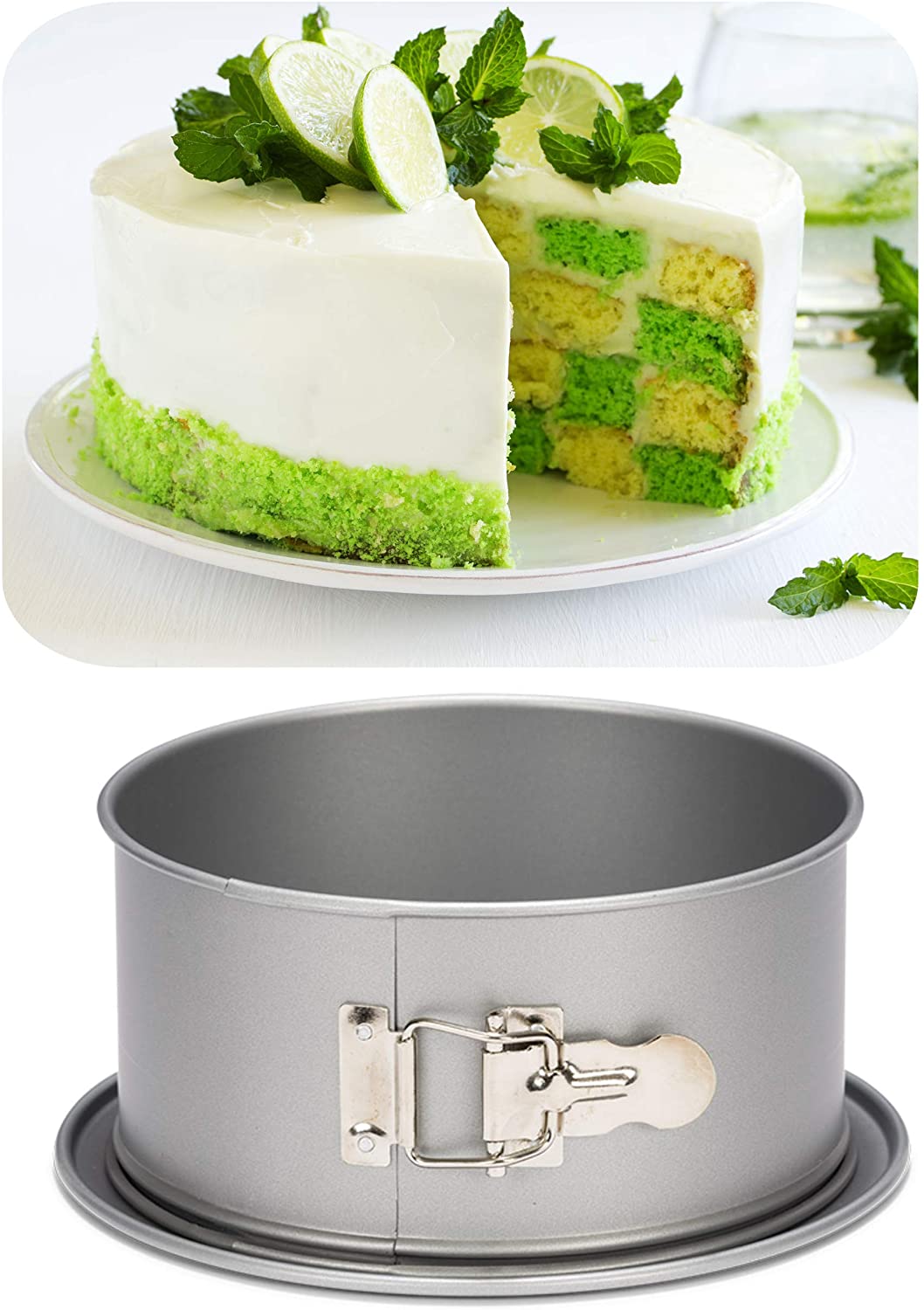 Forma adanca rotunda cu arc, 18 cm, otel, colectia SilverTop - PATISSE - Image 4