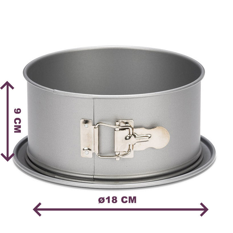 Forma adanca rotunda cu arc, 18 cm, otel, colectia SilverTop - PATISSE - Image 3