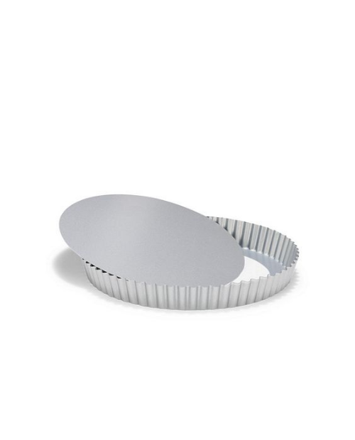 Forma pentru quiche, baza detasabila, otel, 24 cm, colectia SilverTop - PATISSE