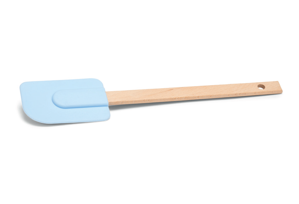 Spatula cu varf din silicon, bleu, 27 cm - PATISSE