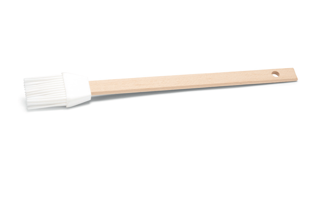 Pensula pentru patiserie, cu peri din silicon alb, 27 cm - PATISSE
