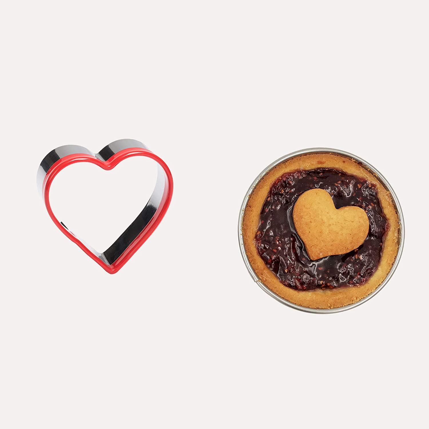 Forma pentru aluat, model inima, 6 cm - PATISSE - Image 1