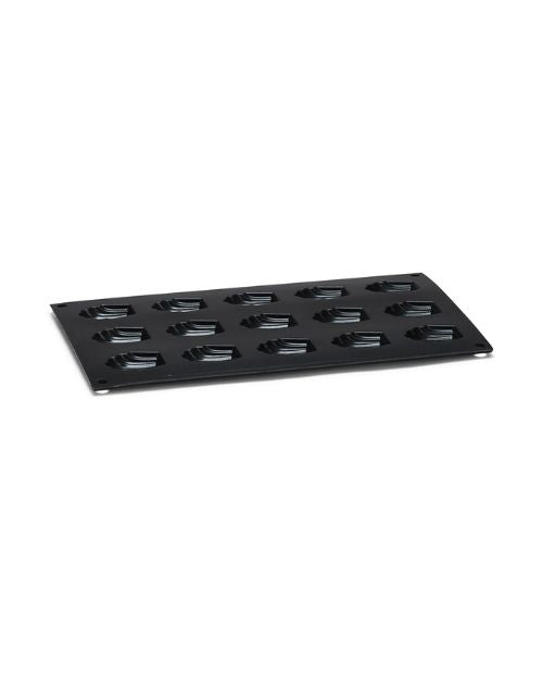 Tava pentru 15 mini madlene, 29 cm, silicon - PATISSE