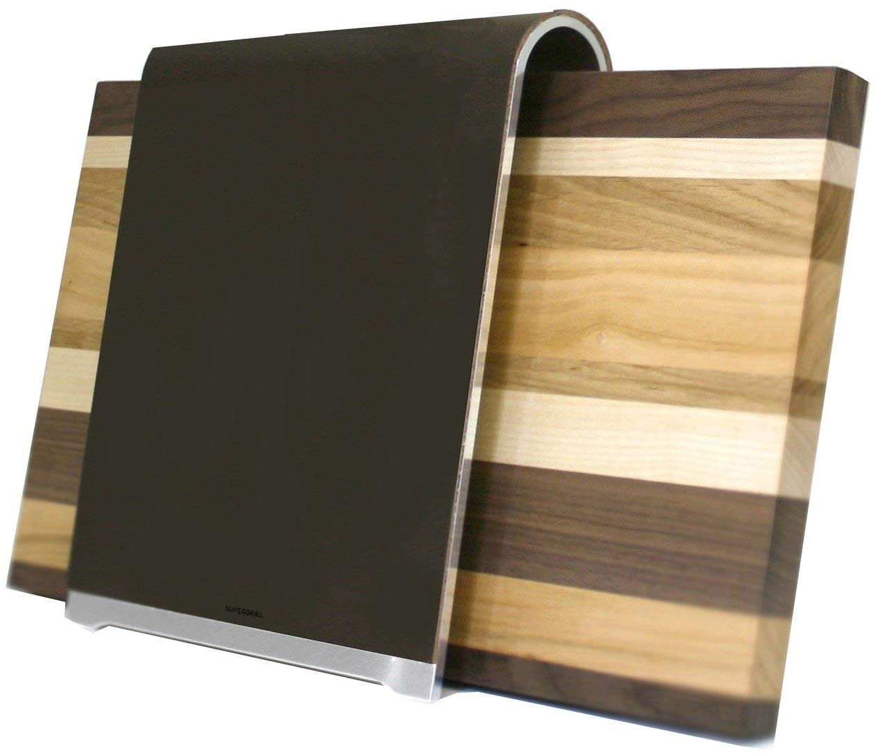 KAI Bloc cutite Saddle cu tocator Dark Wood - Image 2