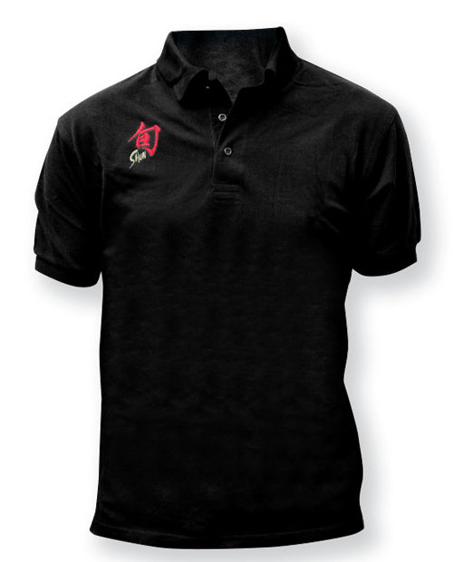 Tricou polo Shun, negru - KAI