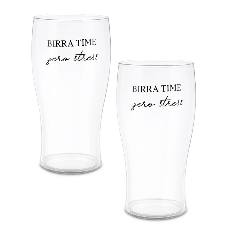 Set 2 pahare de bere, 500 ml, I Garbati - LA PORCELLANA BIANCA