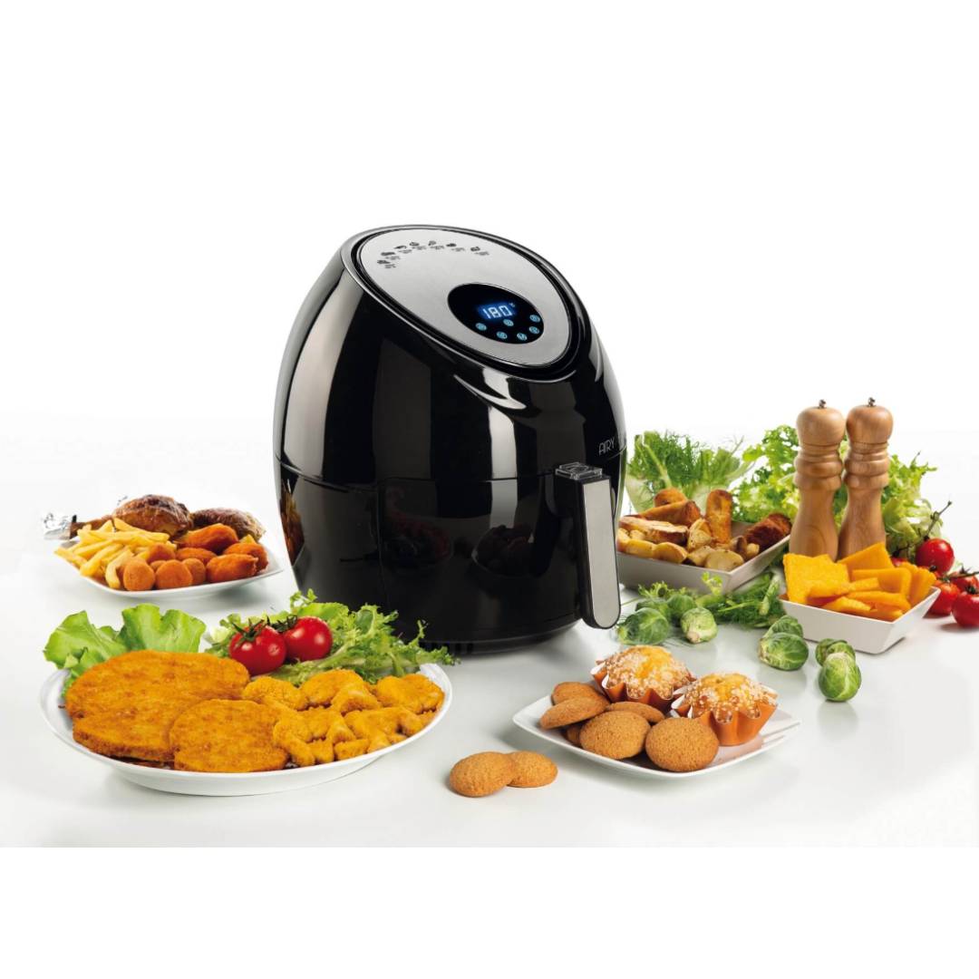 Friteuza cu aer cald, negru, 5.5 L, Airy Fryer XXL - ARIETE - Image 1