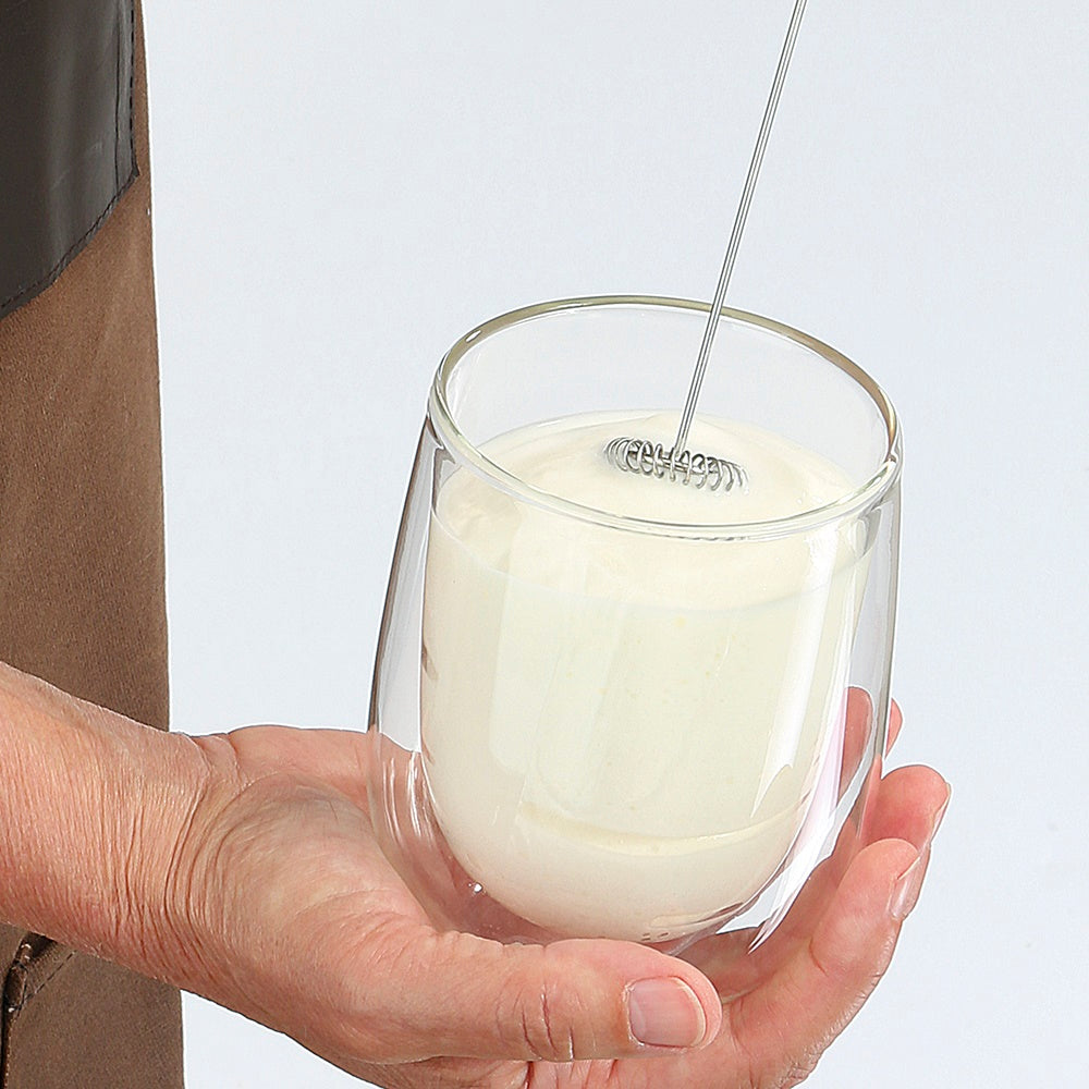 Aparat pentru spumarea laptelui argintiu, Barista - CILIO - Image 1