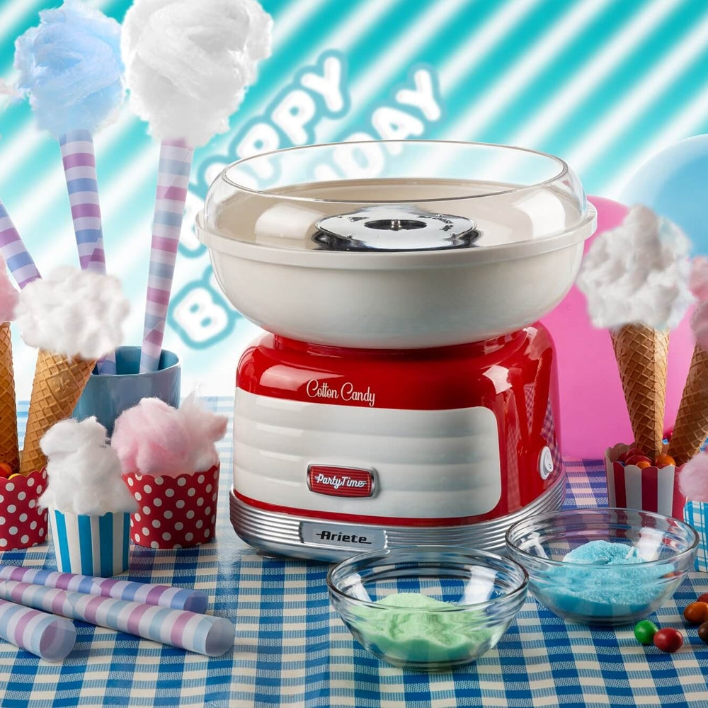 Aparat pentru vata de zahar, rosu, Party Time - ARIETE