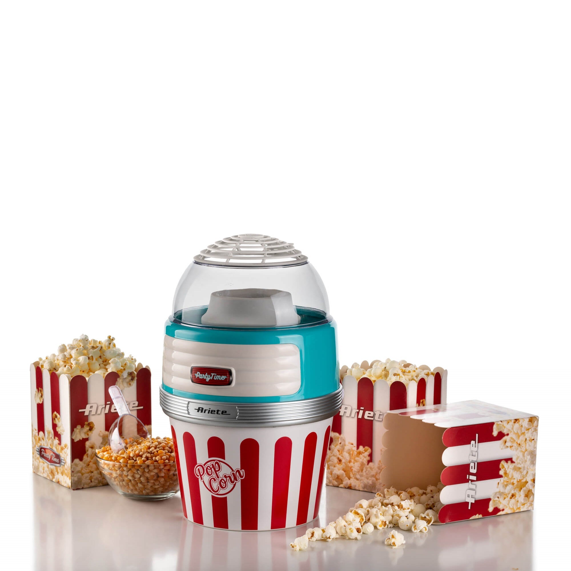 Aparat XL pentru popcorn, albastru, Party Time - ARIETE - Image 1