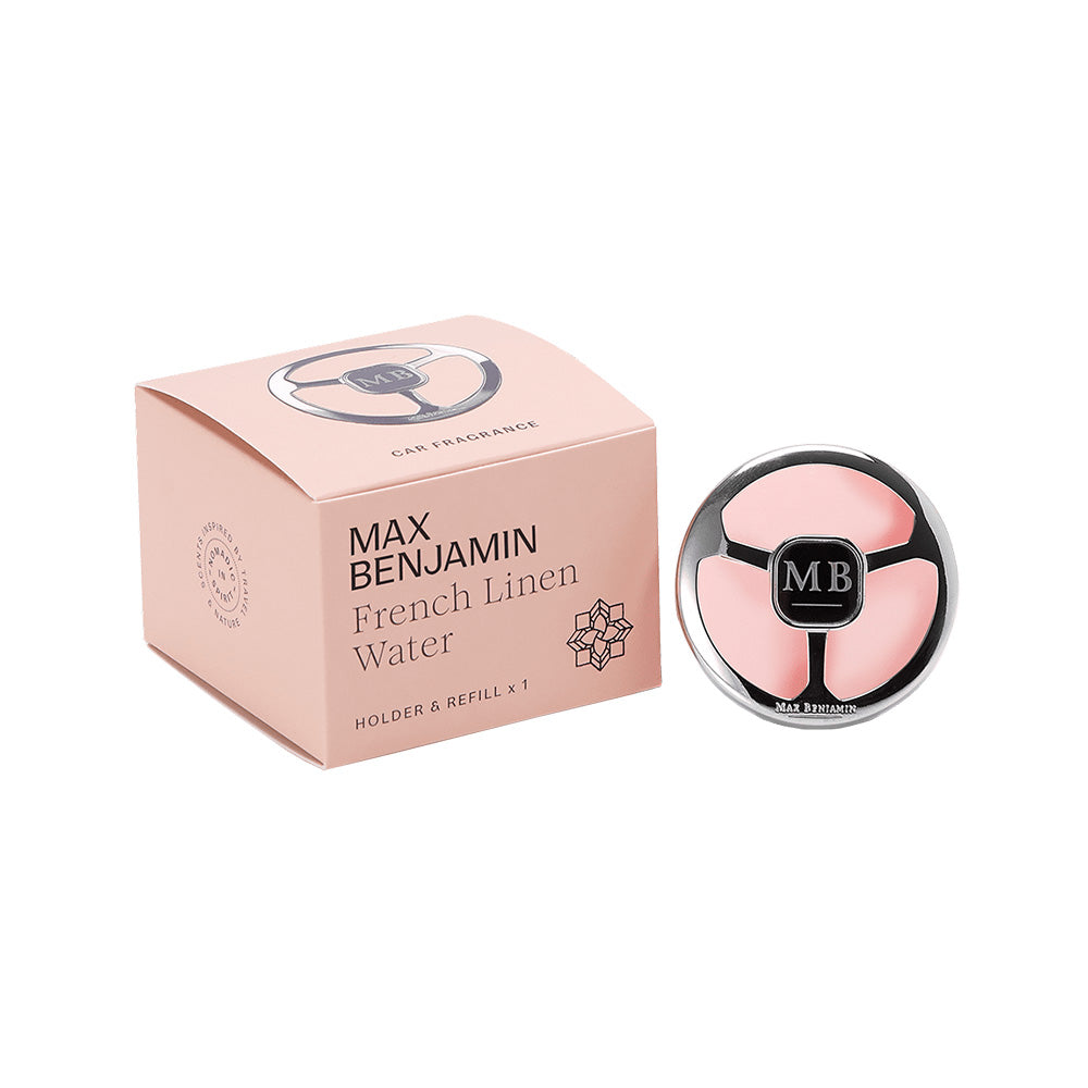 Aromatizator pentru masina, French Linen, Car Fragrance - MAX BENJAMIN