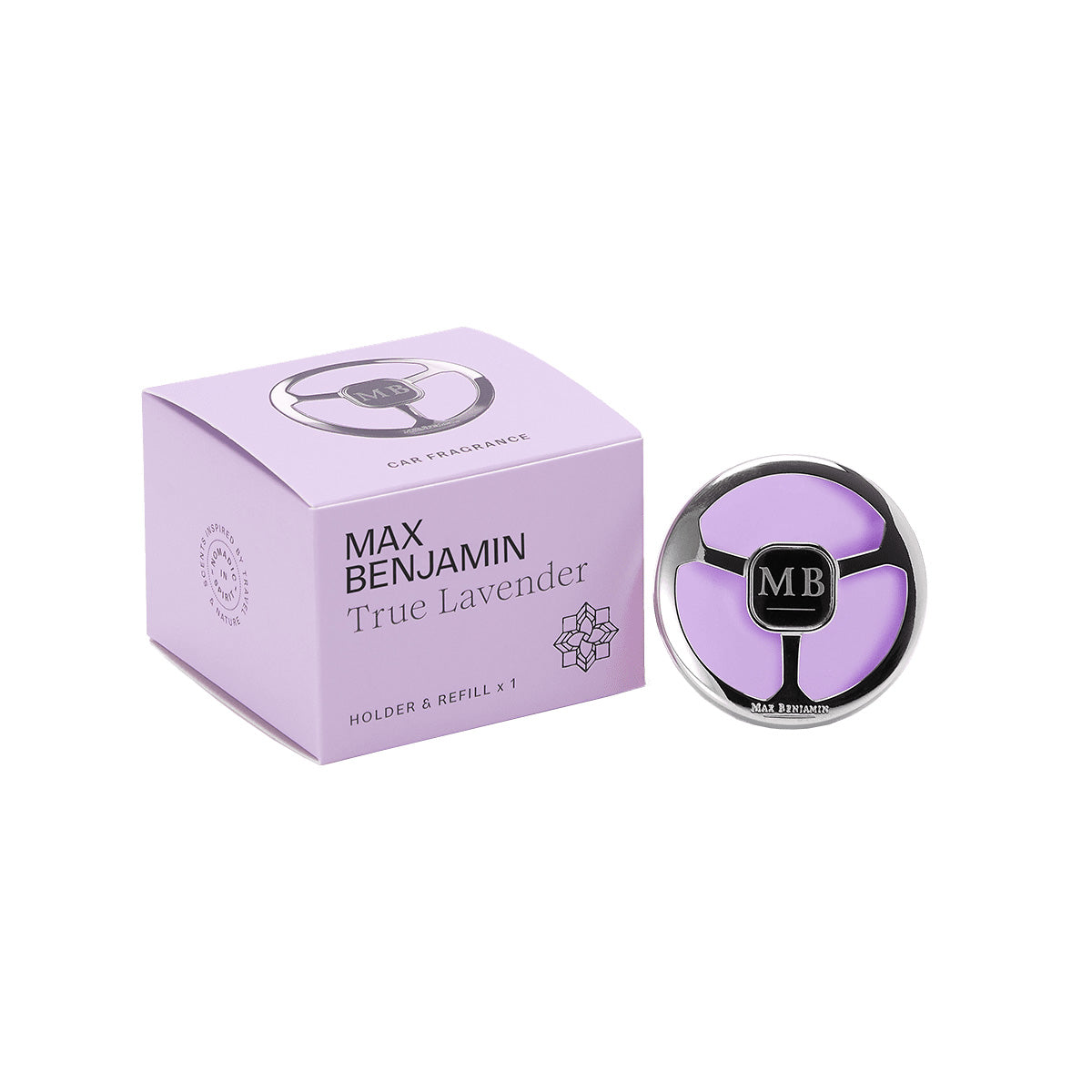 Aromatizator pentru masina, True Lavender, Car Fragrance - MAX BENJAMIN