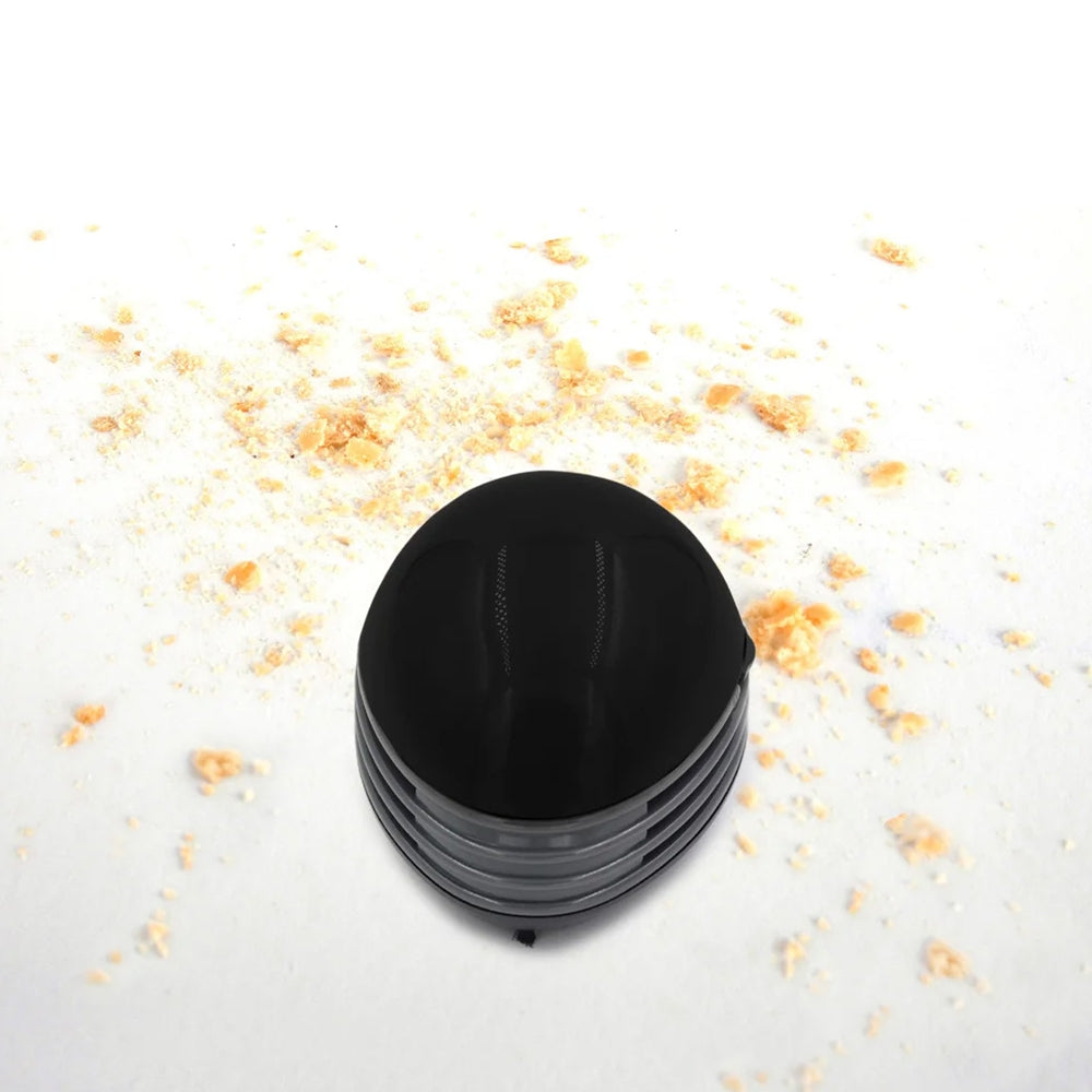 Aspirator de firimituri pentru masa, negru, Mini - NERTHUS