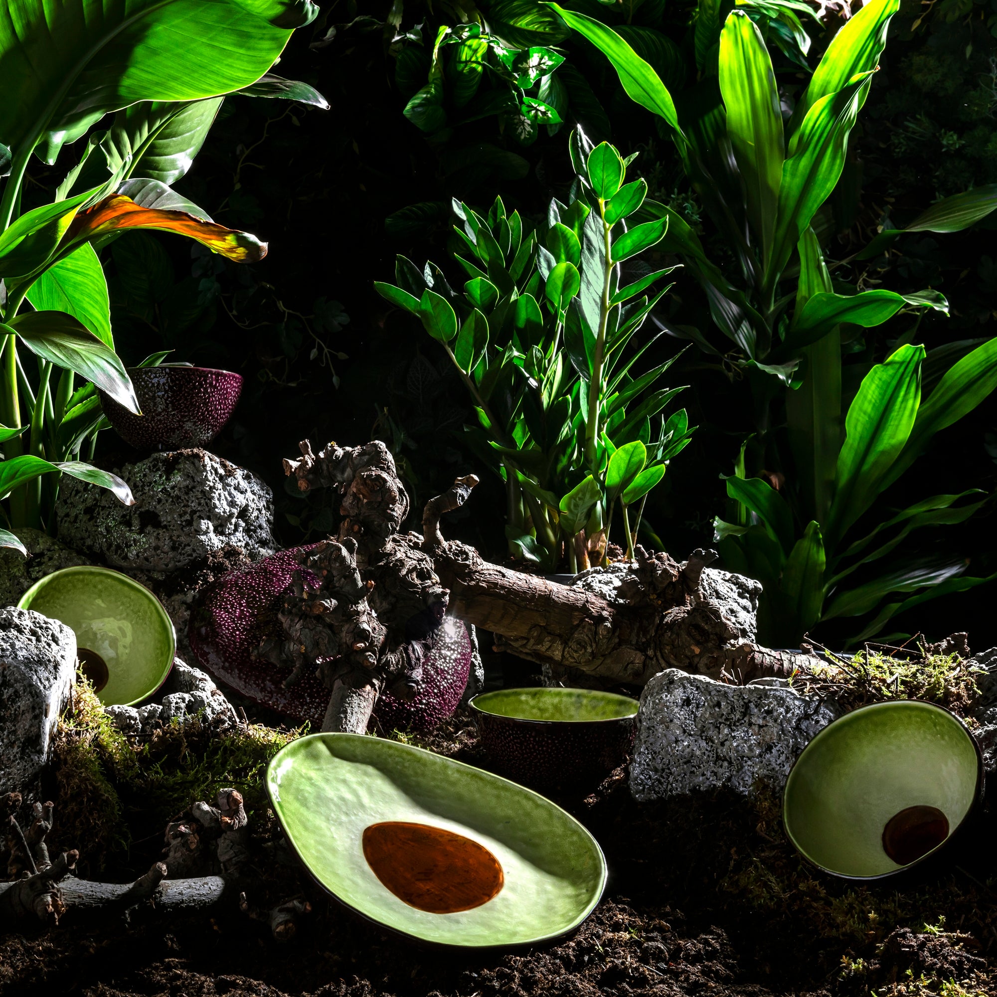 Bol pentru salata, Frutos Tropicais Avocado - BORDALLO PINHEIRO - Image 1