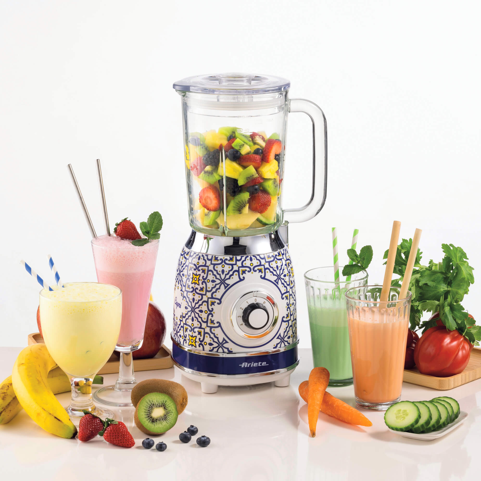Blender cu cana din sticla,1.5 L, Capri - ARIETE - Image 1