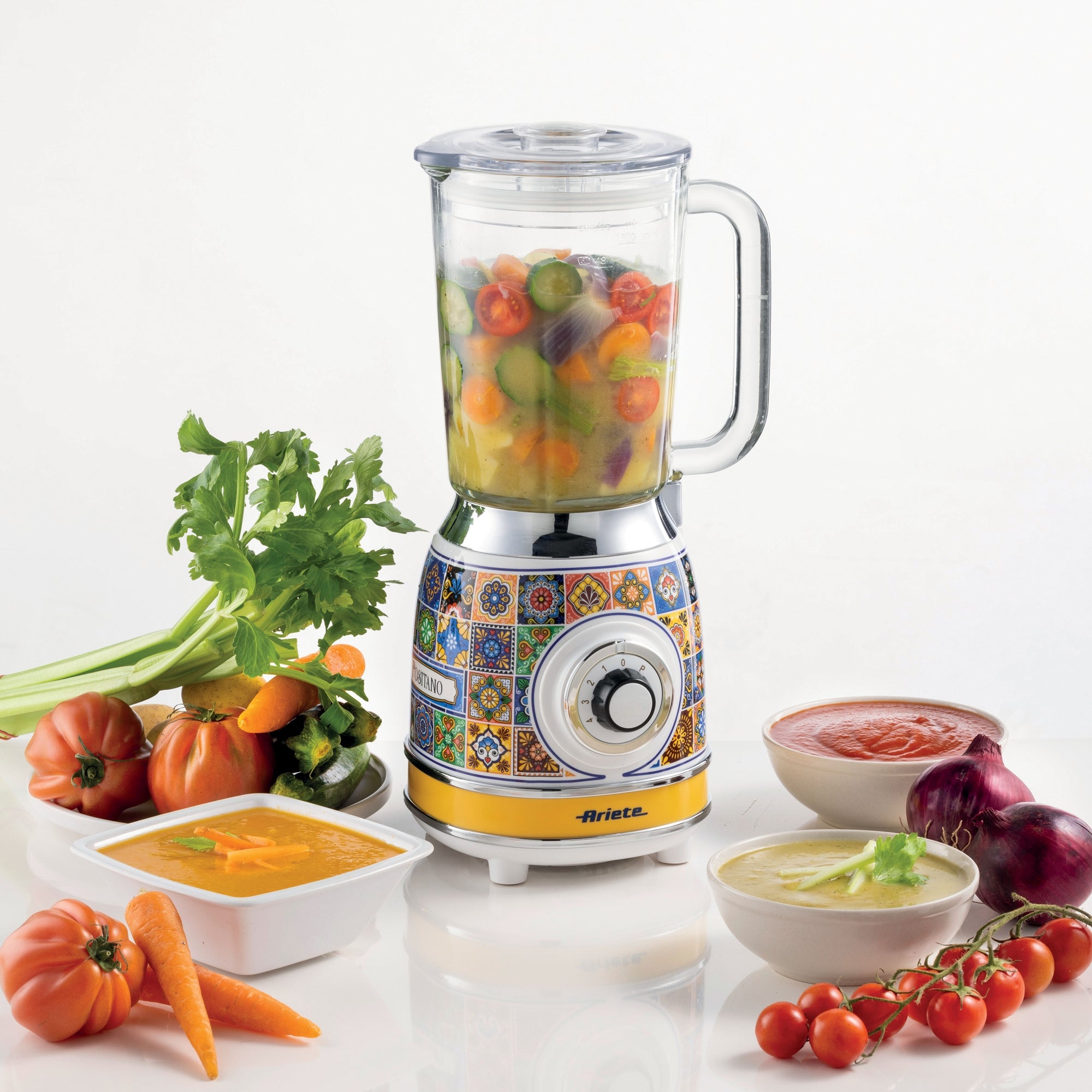 Blender cu cana din sticla,1.5 L, Positano - ARIETE