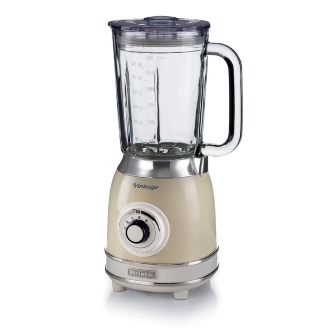 Blender cu cana din sticla, bej, Vintage, 1.5 L - ARIETE