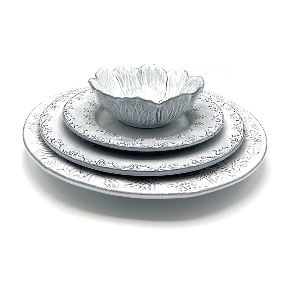 Bol ceramic alb, 17 cm, Flora - BORDALLO PINHEIRO - Image 2