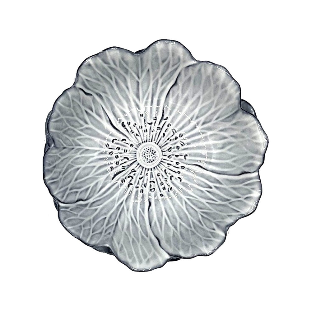 Bol ceramic alb, 17 cm, Flora - BORDALLO PINHEIRO - Image 1