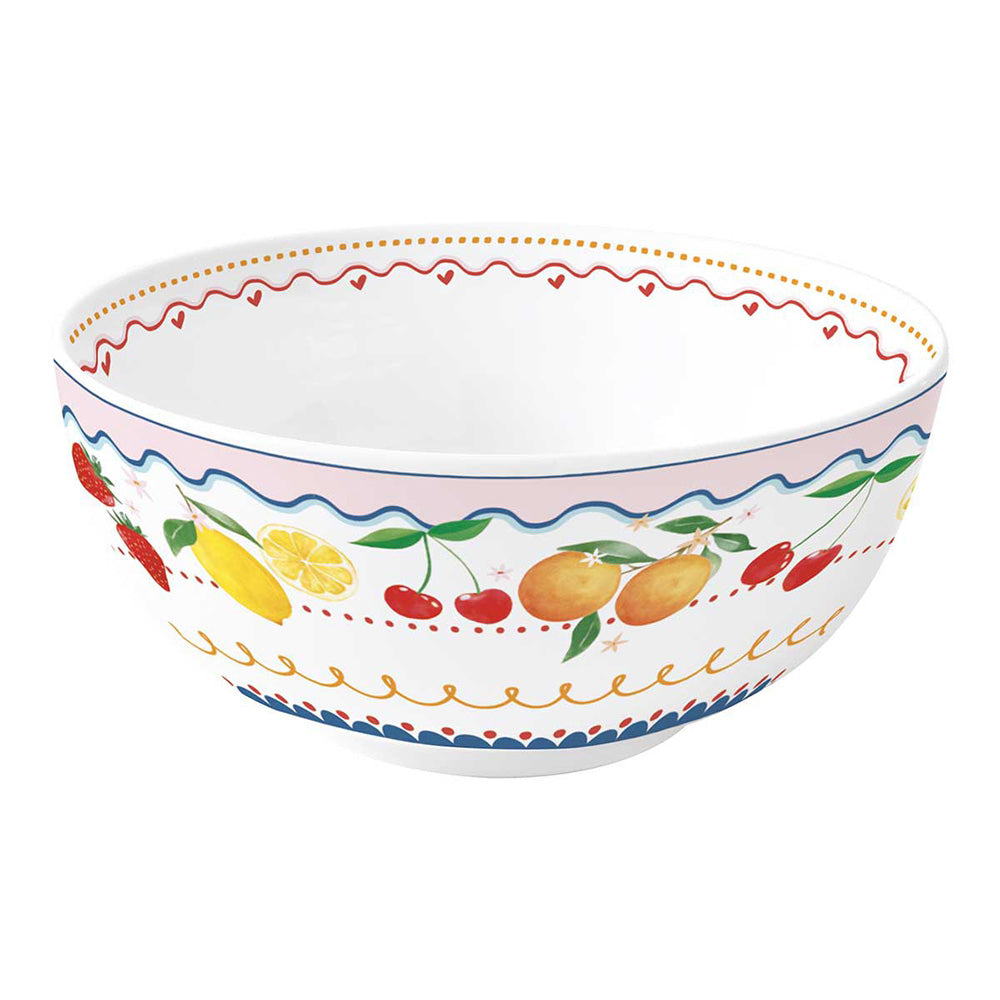 Bol din portelan, 23 cm, Fruit Mania - COOKSHOP SPECIALS