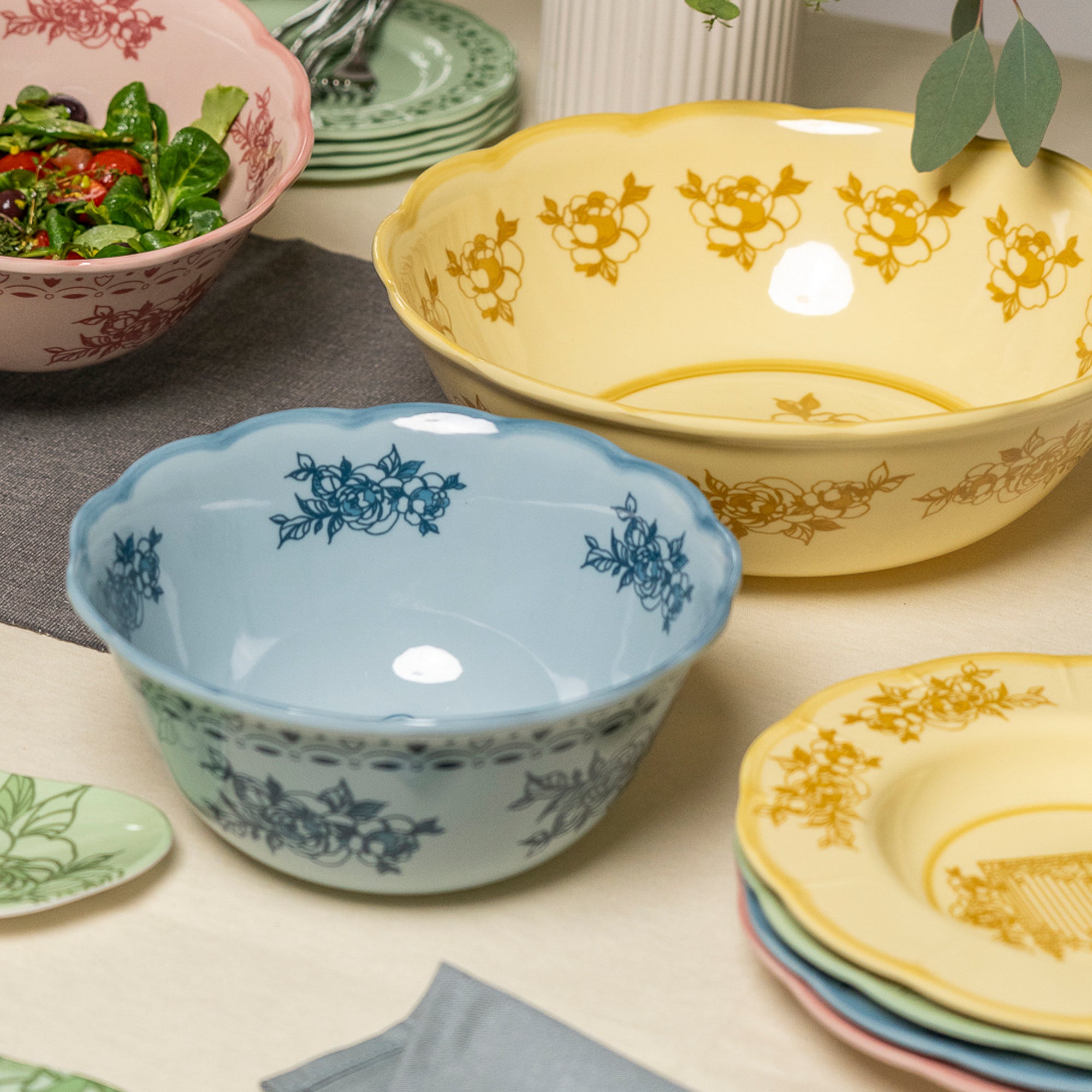 Bol multifunctional, melamina, 31 cm, galben, Josephine - GUZZINI - Image 1