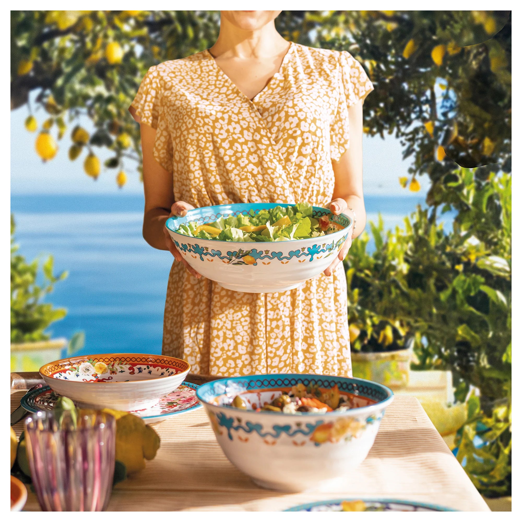 Bol pentru salata, 30 cm, Flower&Lemon - GUZZINI - Image 1