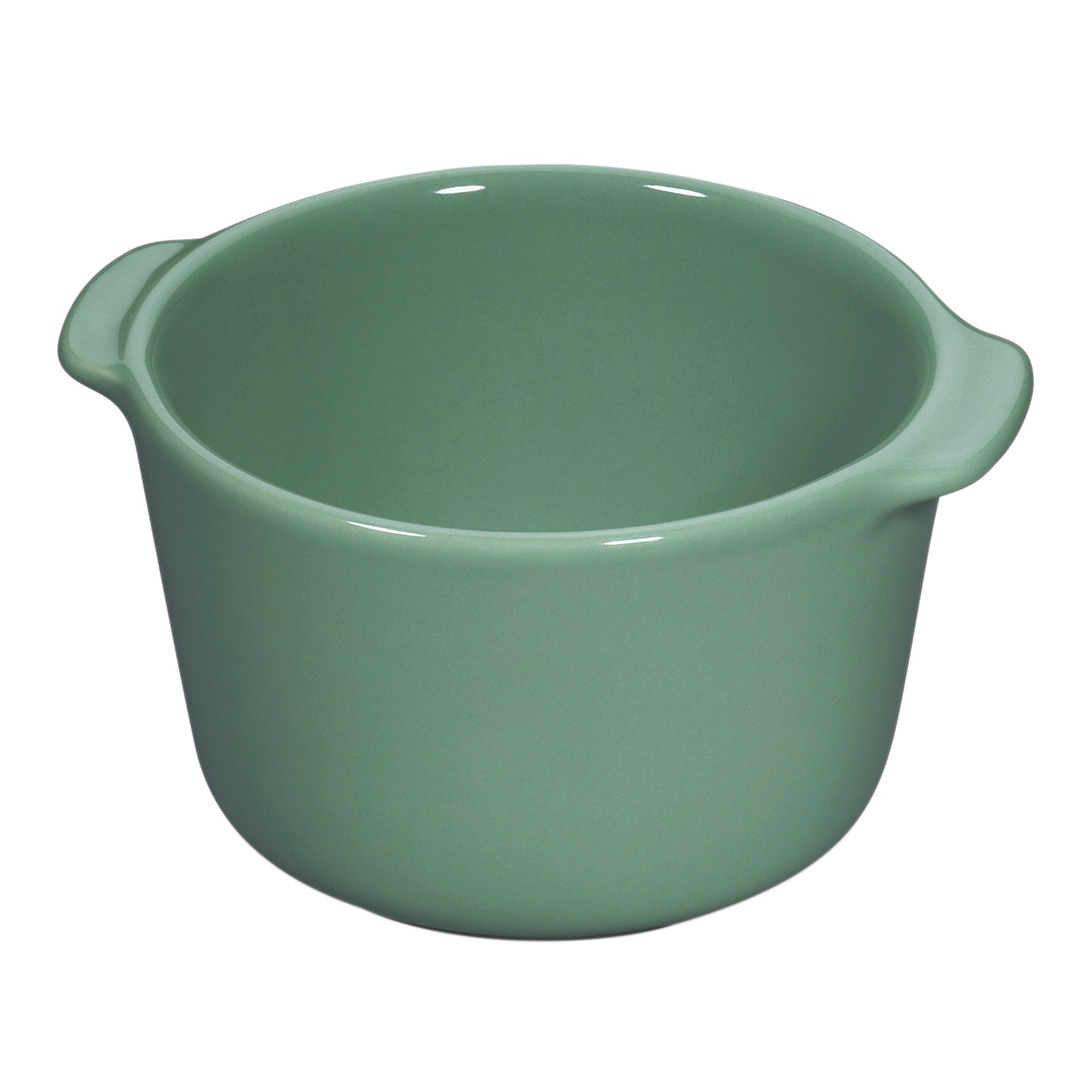 Set 2 boluri ramekin din ceramica, verde, 9 cm, Porto - KUCHENPROFI